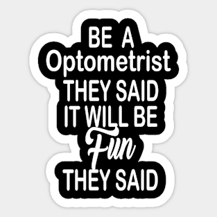 Optometrist Sticker